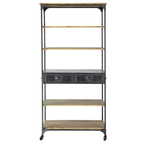 Etagère roulettes métal - etagère,