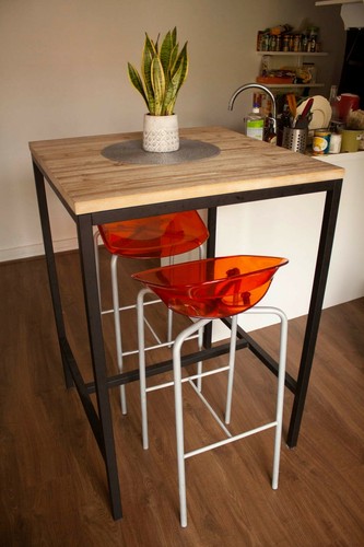 Table manger haute - manger, bois